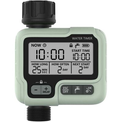 OEM Timer Per Irrigazione, Centralina Di Controllo Irrigazione Ipx5 Impermeabile, Irrigatore Automatico/manuale Con Ampio Schermo Lcd E Facile Installazione OEM Timer Per Irrigazione, Centralina Di Controllo Irrigazione Ipx5 Impermeabile, Irrigatore Automatico/manuale Con Ampio Schermo Lcd E Facile Installazione