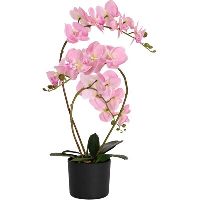 VIDAXL Pianta Di Orchidea Artificiale Con Vaso Rosa 45 X 15 X 65 VIDAXL Pianta Di Orchidea Artificiale Con Vaso Rosa 45 X 15 X 65