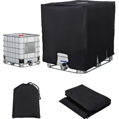 ABYSSE Copertura Per Serbatoio D'Acqua Ibc Da 300 Litri, Copertura Per Serbatoio Di Acqua Piovana Con Cerniera, Antivento, Resistente Ai Raggi Uv, Resistente Agli Strappi (420d) ABYSSE Copertura Per Serbatoio D'Acqua Ibc Da 300 Litri, Copertura Per Serbatoio Di Acqua Piovana Con Cerniera, Antivento, Resistente Ai Raggi Uv, Resistente Agli Strappi (420d)