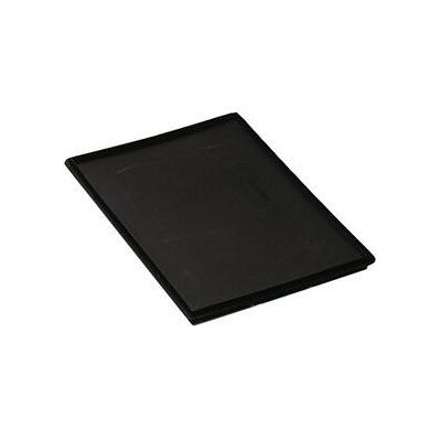 Coperchio di stoccaggio Kaiserkraft per contenitori impilabili - 400x300 mm - Nero Coperchio di stoccaggio Kaiserkraft per contenitori impilabili - 400x300 mm - Nero