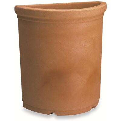 ELBI Vaso Resina A Muro Liscio Cm. 49 Anticato ELBI Vaso Resina A Muro Liscio Cm. 49 Anticato