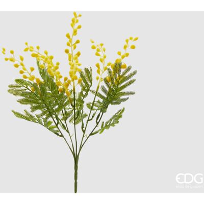 EDG Enzo De Gasperi Bouquet Mimosa Artificiale 5 Rami Con Foglie H 35 Cm Yellow EDG Enzo De Gasperi Bouquet Mimosa Artificiale 5 Rami Con Foglie H 35 Cm Yellow