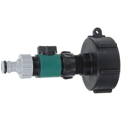 OEM Set Di 2 Adattatori Ibc Per Tubo Dell'acqua, Connettore Per Serbatoio D'Acqua Ibc S60x6 Con Rubinetto Per Irrigazione Agricola, Da Giardino E Da Balcone OEM Set Di 2 Adattatori Ibc Per Tubo Dell'acqua, Connettore Per Serbatoio D'Acqua Ibc S60x6 Con Rubinetto Per Irrigazione Agricola, Da Giardino E Da Balcone