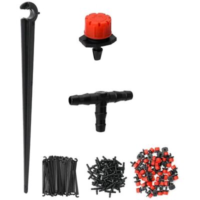 OEM Kit Per Irrigazione A Goccia Da Giardino – 150 Pezzi Con Irrigatori, Raccordi A T E Picchetti Di Fissaggio OEM Kit Per Irrigazione A Goccia Da Giardino – 150 Pezzi Con Irrigatori, Raccordi A T E Picchetti Di Fissaggio