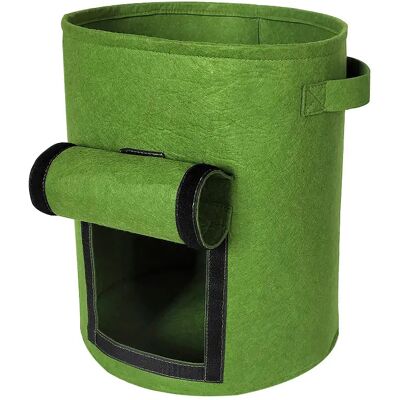 OEM Set Di 5 Sacchi Da Semina Da 38 Litri Per Patate, Sacchi Da Giardino Con Manici Rinforzati, Vasi In Tessuto Non Tessuto Spesso, Adatti Per Piantare Pomodori, Ortaggi E Frutta - Verde Scuro OEM Set Di 5 Sacchi Da Semina Da 38 Litri Per Patate, Sacchi Da Giardino Con Manici Rinforzati, Vasi In Tessuto Non Tessuto Spesso, Adatti Per Piantare Pomodori, Ortaggi E Frutta - Verde Scuro