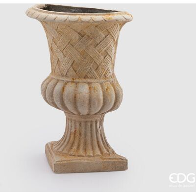 EDG Enzo De Gasperi Vaso Parete Coppa Ivory Ceramica 59 Cm EDG Enzo De Gasperi Vaso Parete Coppa Ivory Ceramica 59 Cm