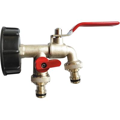 OEM Nazalus-vente Chaude-robinet Double De Jardin 1/2,robinet Cuve 1000l Adaptateur De Réservoir D'Eau Ibc Robinet Recuperateur Eau De Pluie,double Robinet En Laiton En Pp Filetage Gros 60 Mm S60x6 Ibc Ra OEM Nazalus-vente Chaude-robinet Double De Jardin 1/2,robinet Cuve 1000l Adaptateur De Réservoir D'Eau Ibc Robinet Recuperateur Eau De Pluie,double Robinet En Laiton En Pp Filetage Gros 60 Mm S60x6 Ibc Ra