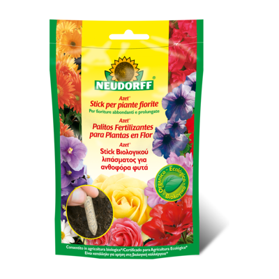 Neudorff Bastoncini di fertilizzante organico per piante fiorite - 40 unità Neudorff Bastoncini di fertilizzante organico per piante fiorite - 40 unità