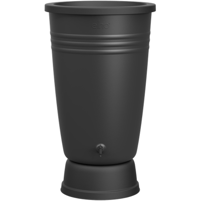Elho Green Basics Rainbarrel Plus 200ltr Living Black Serbatoio Per Acqua Piovana Rotondo Elho Green Basics Rainbarrel Plus 200ltr Living Black Serbatoio Per Acqua Piovana Rotondo