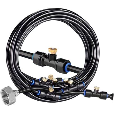 OEM Sistema Di Raffreddamento A Spruzzo, Tubo Flessibile Da 12 M, Adatto Per Terrazze E Altri Luoghi Simili (3/4 Di Pollice). OEM Sistema Di Raffreddamento A Spruzzo, Tubo Flessibile Da 12 M, Adatto Per Terrazze E Altri Luoghi Simili (3/4 Di Pollice).