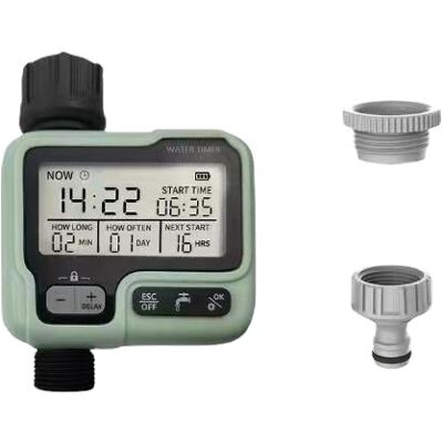 Zone Timer Per Irrigazione Da Giardino Con Ampio Display, Programmabile, Digitale, Per Rubinetto, Sistema Di Irrigazione, 1 Pezzo Zone Timer Per Irrigazione Da Giardino Con Ampio Display, Programmabile, Digitale, Per Rubinetto, Sistema Di Irrigazione, 1 Pezzo