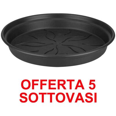 ALTRO Offerta 5 Sottovaso Green Basics Saucer 14cm Living Black ALTRO Offerta 5 Sottovaso Green Basics Saucer 14cm Living Black