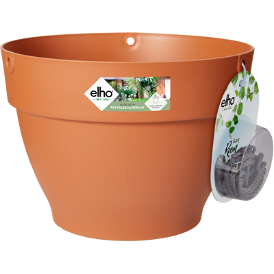 Elho Vaso Vibia Campana Hanging Basket 26cm Terra - Elho Vaso Vibia Campana Hanging Basket 26cm Terra -
