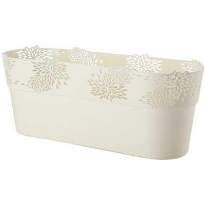 OEM Copertura Ovale A Forma Di Aster, 32 Cm, Color Crema OEM Copertura Ovale A Forma Di Aster, 32 Cm, Color Crema