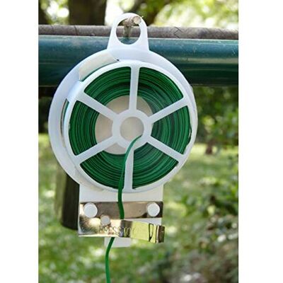 Filo di Plastica Verde Vilmorin - 100 m - Supporto per giardino Filo di Plastica Verde Vilmorin - 100 m - Supporto per giardino