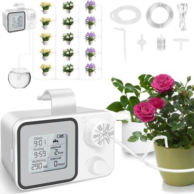 OEM Sistema Di Irrigazione Automatico A Led Usb, Kit Di Irrigazione A Goccia Programmabile Per Piante Da Interno OEM Sistema Di Irrigazione Automatico A Led Usb, Kit Di Irrigazione A Goccia Programmabile Per Piante Da Interno