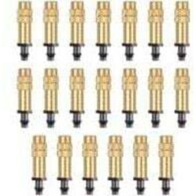 OEM House20 Pezzi Ugelli Nebulizzatori Regolabili, Irrigatori In Ottone, Ugelli Atomizzatori Per Irrigazione A Goccia, Ugelli In Ottone Per Irrigazione Di Serre/giardini/prati OEM House20 Pezzi Ugelli Nebulizzatori Regolabili, Irrigatori In Ottone, Ugelli Atomizzatori Per Irrigazione A Goccia, Ugelli In Ottone Per Irrigazione Di Serre/giardini/prati