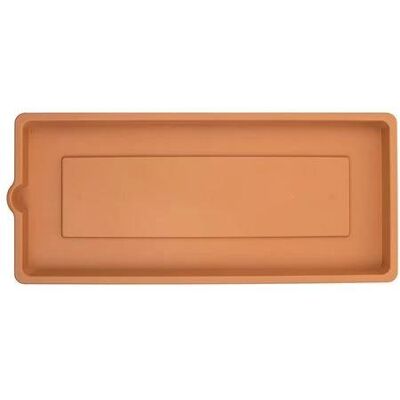 Bama Sottovaso Per Fioriera Rettangolare Cm 75 X 33,5 X 4,5 - Cotto Chiaro Df 612808 Bama Sottovaso Per Fioriera Rettangolare Cm 75 X 33,5 X 4,5 - Cotto Chiaro Df 612808