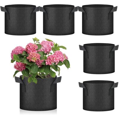 OEM 6 Sacchi Per Piante, Sacchi Per Semina Da 3 Galloni Con Manici, Sacchi Per Semina In Tessuto Non Tessuto Da 12 Litri Per Piantare Fiori, Fragole, Patate, Ortaggi, Pomodori E Altre Piante OEM 6 Sacchi Per Piante, Sacchi Per Semina Da 3 Galloni Con Manici, Sacchi Per Semina In Tessuto Non Tessuto Da 12 Litri Per Piantare Fiori, Fragole, Patate, Ortaggi, Pomodori E Altre Piante