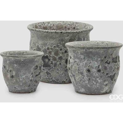 EDG Vaso Cachepot Bombato H 24 EDG Vaso Cachepot Bombato H 24