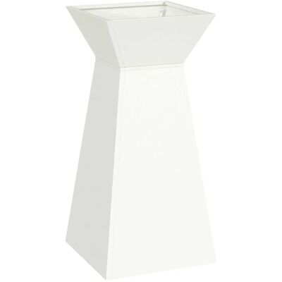 HELLOSHOP26 Fioriera A Colonna Design Moderno Esterno 35 X 35 X 73 Cm Resistente Atmosfera Contemporanea In Materiale Bianco 020052398 HELLOSHOP26 Fioriera A Colonna Design Moderno Esterno 35 X 35 X 73 Cm Resistente Atmosfera Contemporanea In Materiale Bianco 020052398