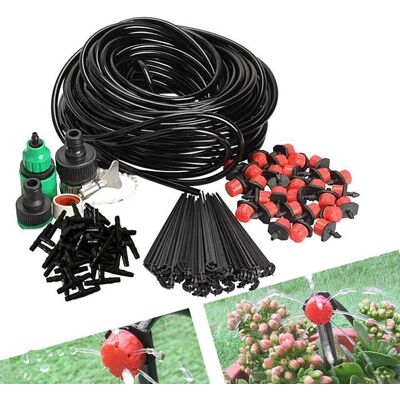 OEM Sistema Di Irrigazione Da 25 M, Kit Di Irrigazione A Goccia Automatico Per Giardino, Aiuole E Piante Da Terrazzo. OEM Sistema Di Irrigazione Da 25 M, Kit Di Irrigazione A Goccia Automatico Per Giardino, Aiuole E Piante Da Terrazzo.