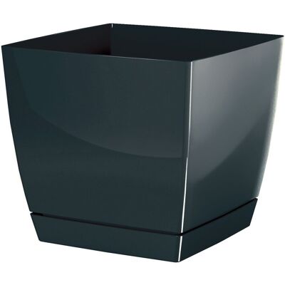 OEM Vaso Da Fiori Coubi Dukp210 Con Sottovaso Grafite OEM Vaso Da Fiori Coubi Dukp210 Con Sottovaso Grafite