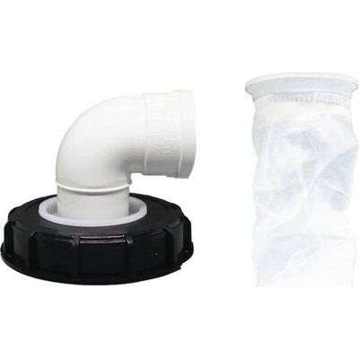 ABYSSE Filtro Ibc A 90° Con Coperchio, Filtro Per Acqua Piovana In Nylon Da 163 Mm, Lavabile, Con Coperchio Per Serbatoio Ibc Per Acqua Piovana Dn 150 ABYSSE Filtro Ibc A 90° Con Coperchio, Filtro Per Acqua Piovana In Nylon Da 163 Mm, Lavabile, Con Coperchio Per Serbatoio Ibc Per Acqua Piovana Dn 150