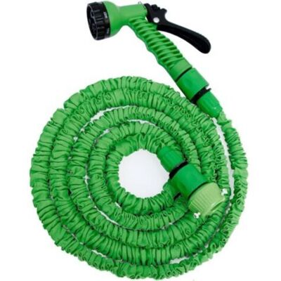 OEM Tubo Da Giardino Estensibile Da 7,5 M, Flessibile, Con Raccordo Telescopico E Pistola A Spruzzo A 7 Funzioni Per Irrigazione E Pulizia Del Giardino (7,5 M Verde) OEM Tubo Da Giardino Estensibile Da 7,5 M, Flessibile, Con Raccordo Telescopico E Pistola A Spruzzo A 7 Funzioni Per Irrigazione E Pulizia Del Giardino (7,5 M Verde)