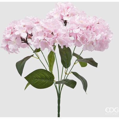 EDG Enzo De Gasperi Ortensia Bouquet X6 Con Foglie H 50 Cm Pianta Artificiale Colore Rosa EDG Enzo De Gasperi Ortensia Bouquet X6 Con Foglie H 50 Cm Pianta Artificiale Colore Rosa