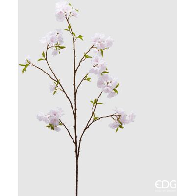 EDG Enzo De Gasperi Ramo Sakura Fiori Di Ciliegio Con Foglie Artificiali H 115 Cm White Pink EDG Enzo De Gasperi Ramo Sakura Fiori Di Ciliegio Con Foglie Artificiali H 115 Cm White Pink