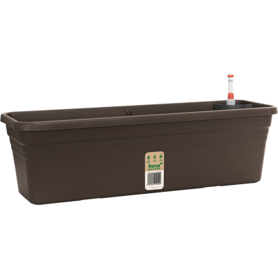 Elho Florus Med. Balc.trough Watersystem 60 Brown Fioriera Rettangolare Elho Florus Med. Balc.trough Watersystem 60 Brown Fioriera Rettangolare