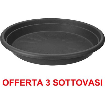 ALTRO Elho Offerta 3 Sottovaso Universal Saucer Round 48cm Antracite ALTRO Elho Offerta 3 Sottovaso Universal Saucer Round 48cm Antracite
