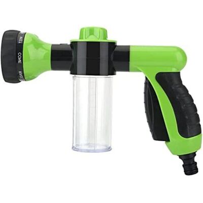 OEM Spruzzatore Di Schiuma Ad Alta Pressione Per Tubo Da Giardino – 8 Ugelli Regolabili, Serbatoio Del Sapone Integrato – Ideale Per Il Lavaggio Di Auto E Animali Domestici OEM Spruzzatore Di Schiuma Ad Alta Pressione Per Tubo Da Giardino – 8 Ugelli Regolabili, Serbatoio Del Sapone Integrato – Ideale Per Il Lavaggio Di Auto E Animali Domestici