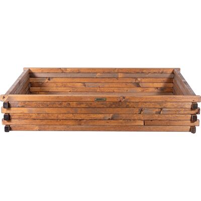 OEM Letto Rialzato In Legno 120x80x24cm Greenspot - Letto Rialzato Per Erbe Aromatiche, Fiori, Ortaggi - Fioriera In Legno Impregnato - Palissandro OEM Letto Rialzato In Legno 120x80x24cm Greenspot - Letto Rialzato Per Erbe Aromatiche, Fiori, Ortaggi - Fioriera In Legno Impregnato - Palissandro