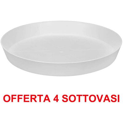 ALTRO Offerta 4 Sottovaso Loft Urban Saucer Round 24 White ALTRO Offerta 4 Sottovaso Loft Urban Saucer Round 24 White