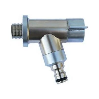 BOUTTÉ Rubinetto Interamente Cromato Da 1/4 Di Giro, M.15x21, Con Naso Rapido Integrato. BOUTTÉ Rubinetto Interamente Cromato Da 1/4 Di Giro, M.15x21, Con Naso Rapido Integrato.