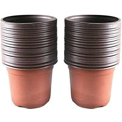 OEM Confezione Da 100 Vasi Di Plastica Per Piantine E Piante, 10 Cm, Morbidi E Flessibili, Non Facili Da Rompere. OEM Confezione Da 100 Vasi Di Plastica Per Piantine E Piante, 10 Cm, Morbidi E Flessibili, Non Facili Da Rompere.