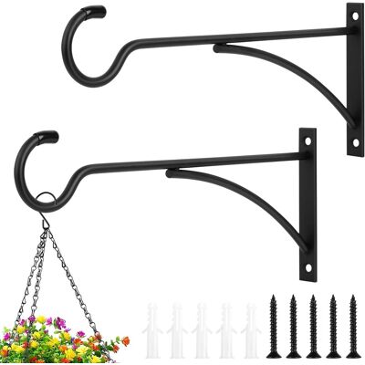 OEM 2 Supporti Per Piante Da Interno/esterno, Staffe Metalliche Da Parete Per Vasi Sospesi, Portavasi, Ganci Per Lanterne Da Giardino, Campanelli A Vento E Mangiatoie Per Uccelli. OEM 2 Supporti Per Piante Da Interno/esterno, Staffe Metalliche Da Parete Per Vasi Sospesi, Portavasi, Ganci Per Lanterne Da Giardino, Campanelli A Vento E Mangiatoie Per Uccelli.