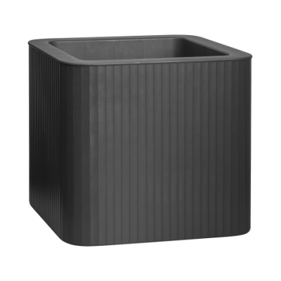 Elho Fioriera Jive Square Stripe 40 Anthracite Elho Fioriera Jive Square Stripe 40 Anthracite