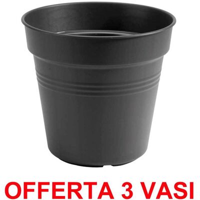 ALTRO Elho - Offerta 3 Vaso Green Basics Growpot 21cm Living Black ALTRO Elho - Offerta 3 Vaso Green Basics Growpot 21cm Living Black