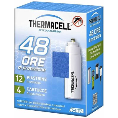 ThermaCELL Ricarica 48 Ore Per Dispositivi Per La Protezione Dalle Zanzare ThermaCELL Ricarica 48 Ore Per Dispositivi Per La Protezione Dalle Zanzare