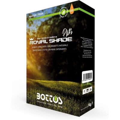 BOTTOS Royal Shade Plus Semi Professionali Tappeto Erboso Prato Zone In Ombra Da Kg 1 - BOTTOS Royal Shade Plus Semi Professionali Tappeto Erboso Prato Zone In Ombra Da Kg 1 -