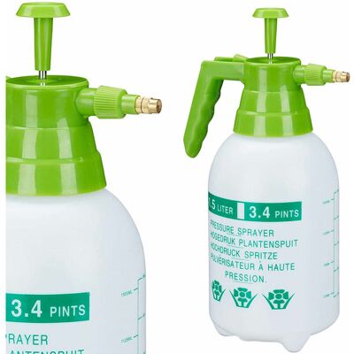 BAKAJI Spruzzatore A Pressione 1,5 Lt Ugello Regolabile In Ottone Da Giardino Pesticidi BAKAJI Spruzzatore A Pressione 1,5 Lt Ugello Regolabile In Ottone Da Giardino Pesticidi