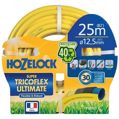 Hozelock Tubo Da Giardino Multiuso Super Tricoflex Ultimate 19mm - 50m - Giallo Hozelock Tubo Da Giardino Multiuso Super Tricoflex Ultimate 19mm - 50m - Giallo