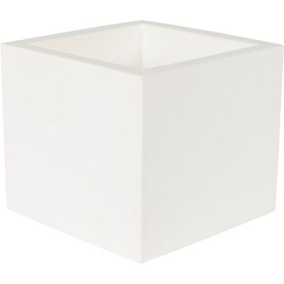 NARCISO 50 Vaso da fiori quadrato bianco - Resistente, 54L NARCISO 50 Vaso da fiori quadrato bianco - Resistente, 54L