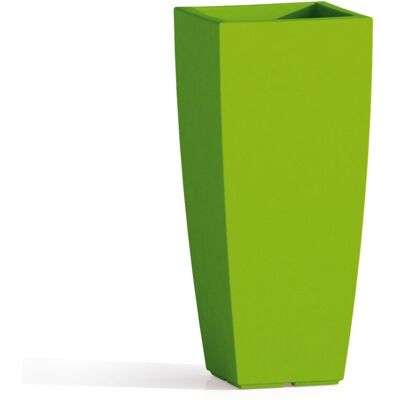 IDROWEB Idralite - Vaso In Resina Quadrato Mod. Agave 33x33 Cm H 70 Verde IDROWEB Idralite - Vaso In Resina Quadrato Mod. Agave 33x33 Cm H 70 Verde