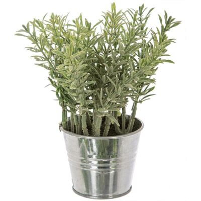 ATMOSPHERA Pianta Artificiale In Vaso Di Metallo H17cm - Felci - Créateur D'Intérieur ATMOSPHERA Pianta Artificiale In Vaso Di Metallo H17cm - Felci - Créateur D'Intérieur