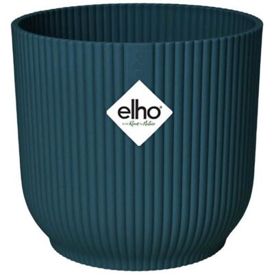 Elho Vaso Pot Vibes Fold D.22cm Blu Scuro - Elho Vaso Pot Vibes Fold D.22cm Blu Scuro -