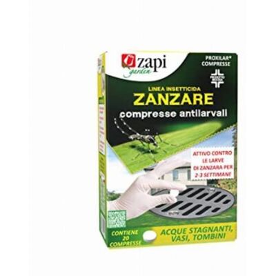 ZAPI - Larvicida Pyriproxyfen 20 Compresse Da Gr.2 - Astuccio Gr.40 ZAPI - Larvicida Pyriproxyfen 20 Compresse Da Gr.2 - Astuccio Gr.40